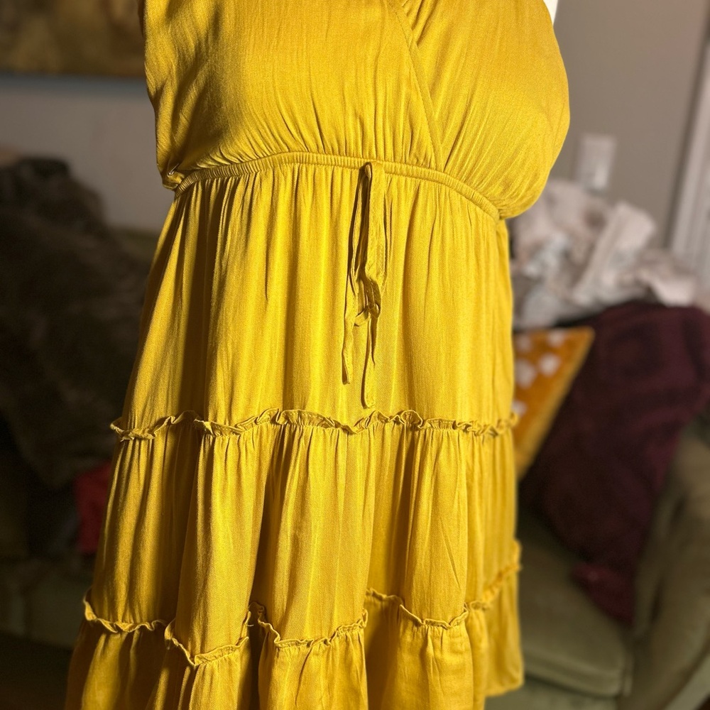Yellow Tiered Sundress